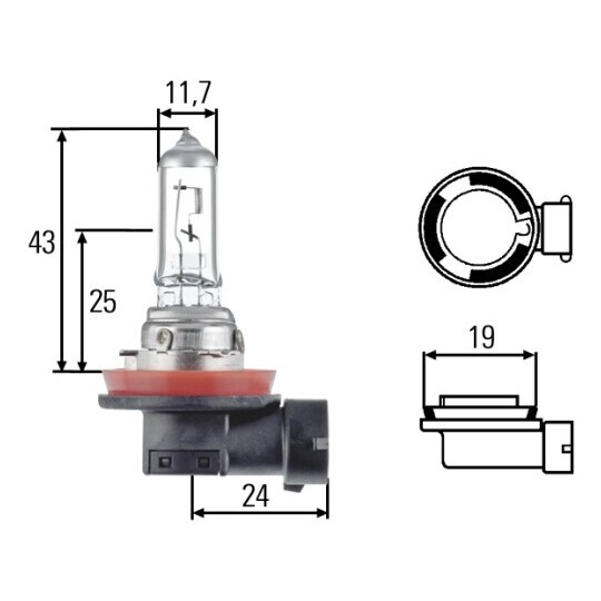 8GH 008 358-151 - Bulb, headlight 