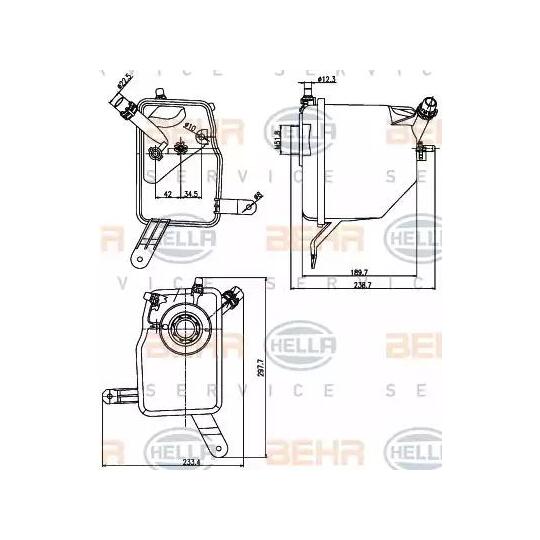 8MA 376 789-731 - Expansion Tank, coolant 