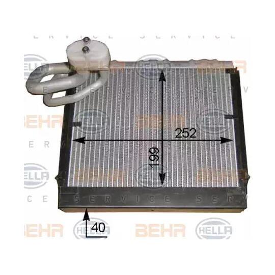 8FV 351 331-131 - Evaporator, air conditioning 