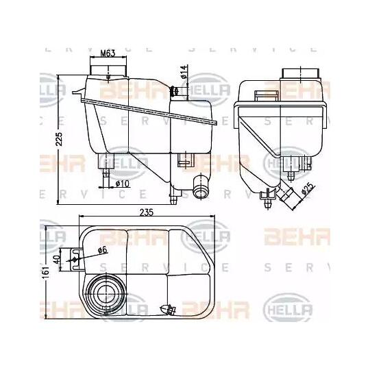 8MA 376 789-701 - Expansion Tank, coolant 