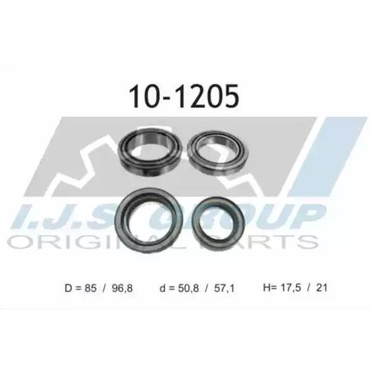 10-1205 - Wheel Bearing Kit 
