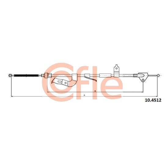 10.4512 - Cable, parking brake 