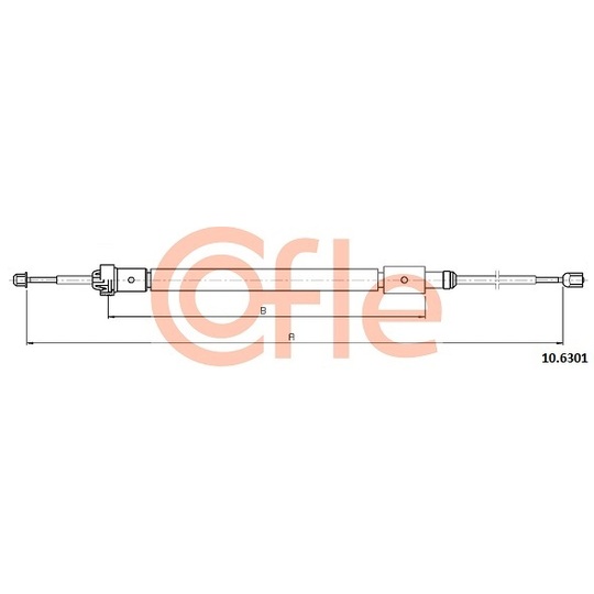 10.6301 - Cable, parking brake 