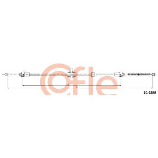 10.6896 - Cable, parking brake 