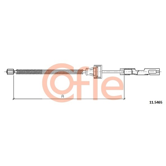 11.5465 - Cable, parking brake 