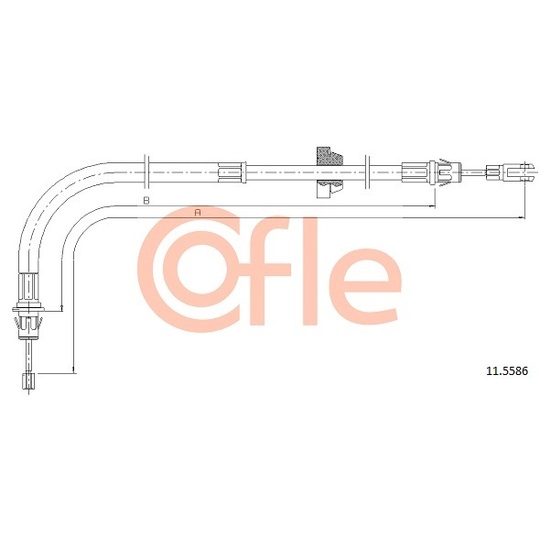 11.5586 - Cable, parking brake 