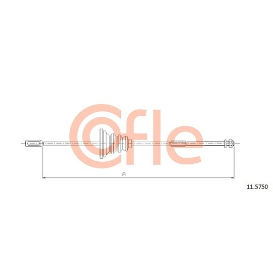 11.5750 - Cable, parking brake 