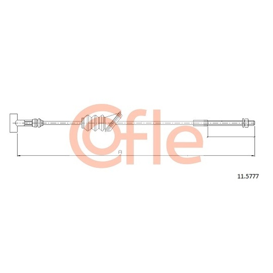 11.5777 - Cable, parking brake 