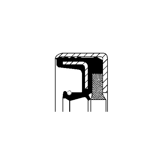 12014618B - Oljetätningsring, differential 