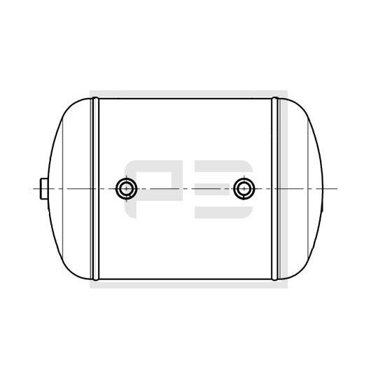 126.249-00A - Air Tank, compressed-air system 