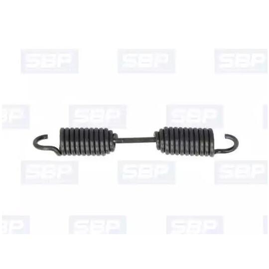 Spring, brake shoe