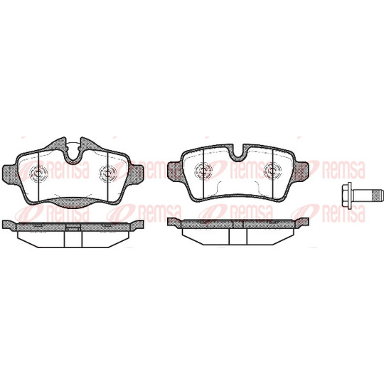 1344.00 - Brake Pad Set, disc brake 