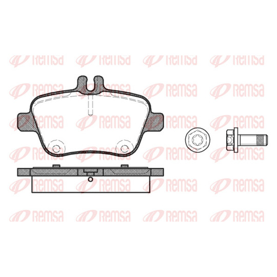 1477.00 - Brake Pad Set, disc brake 