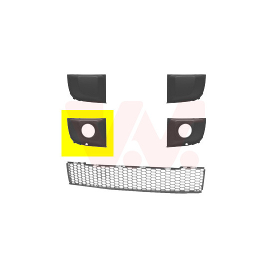 1604594 - Ventilation Grille, bumper 