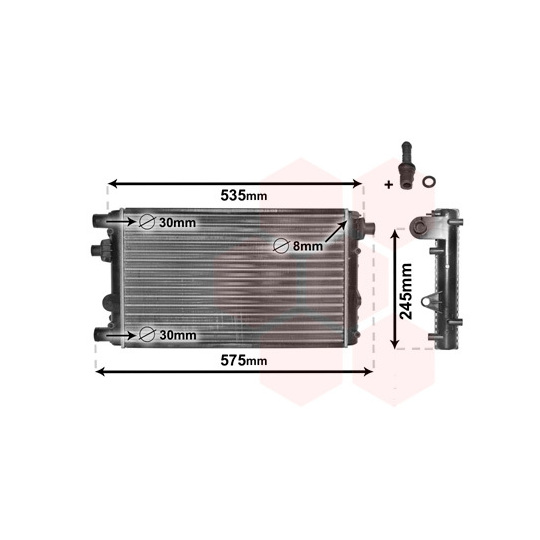 17002239 - Radiaator, mootorijahutus 