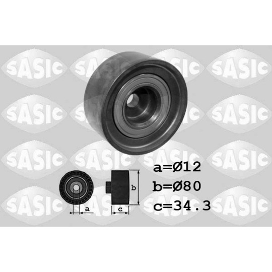 1706087 - Deflection/Guide Pulley, timing belt 