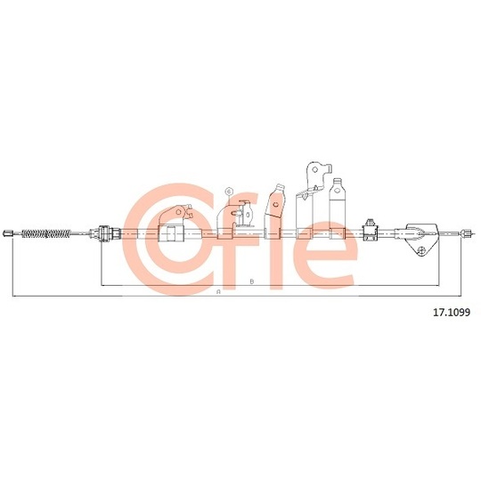 17.1099 - Cable, parking brake 