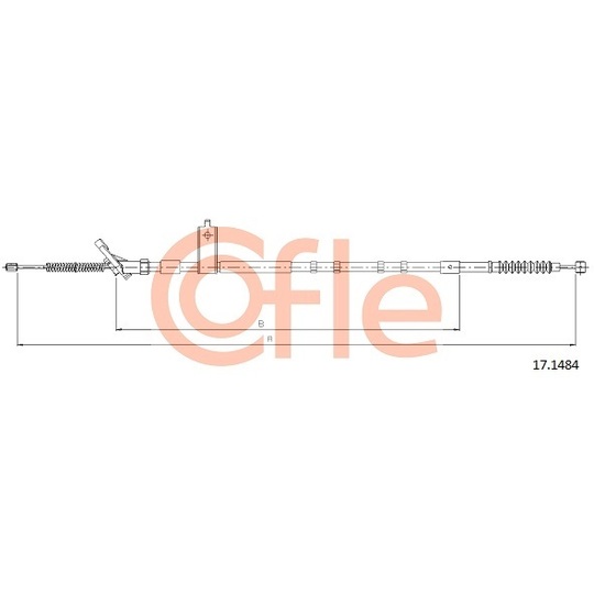 17.1484 - Cable, parking brake 