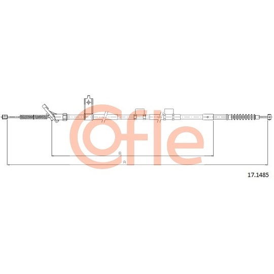 17.1485 - Cable, parking brake 