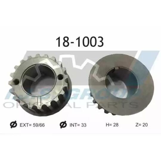 18-1003 - Gear, crankshaft 