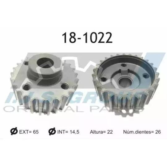 18-1022 - Gear, crankshaft 