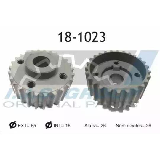 18-1023 - Gear, crankshaft 