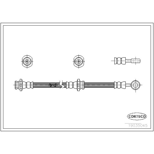 19035045 - Brake Hose 