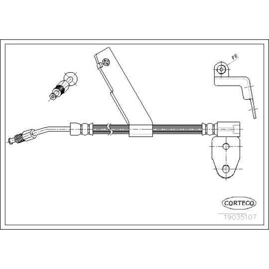 19035107 - Brake Hose 