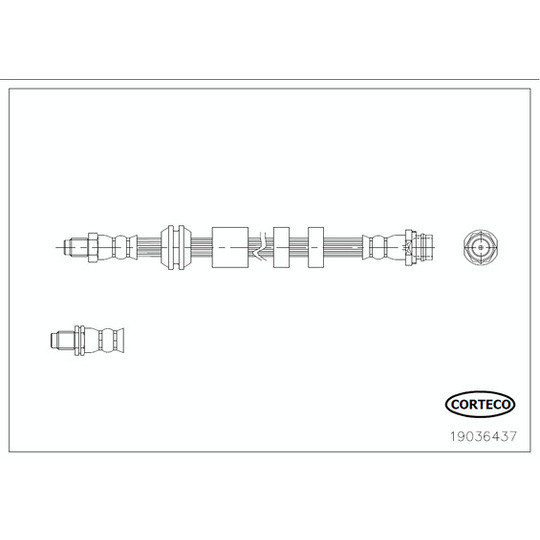 19036437 - Brake Hose 