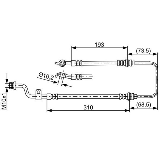 1 987 481 894 - Brake Hose 