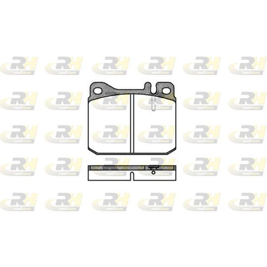 2010.20 - Brake Pad Set, disc brake 