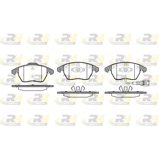 21030.01 - Brake Pad Set, disc brake 