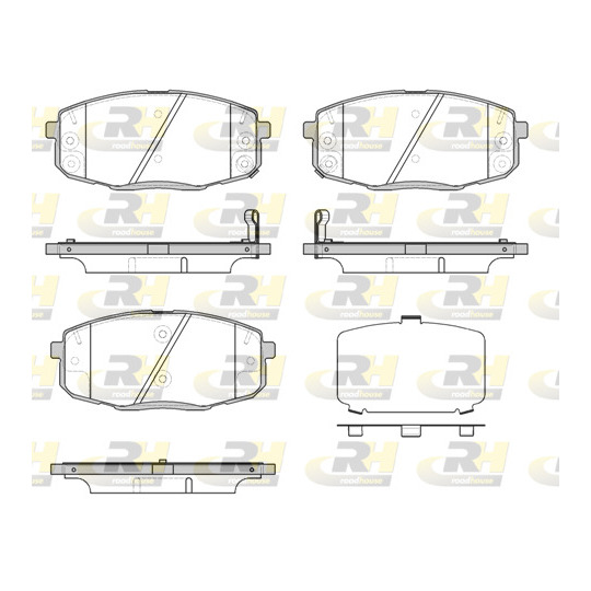 21038.12 - Brake Pad Set, disc brake 