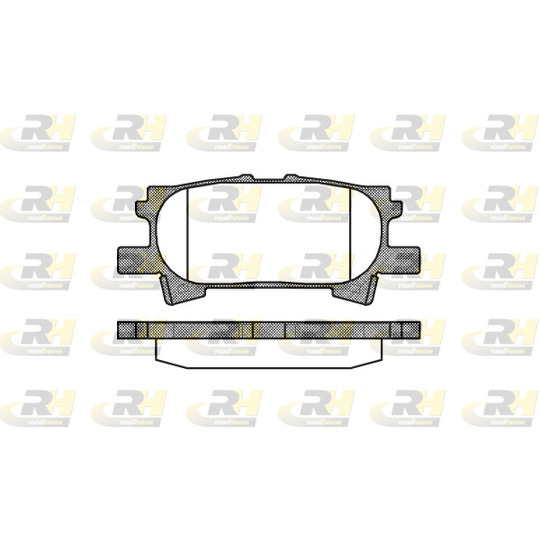 21040.00 - Brake Pad Set, disc brake 