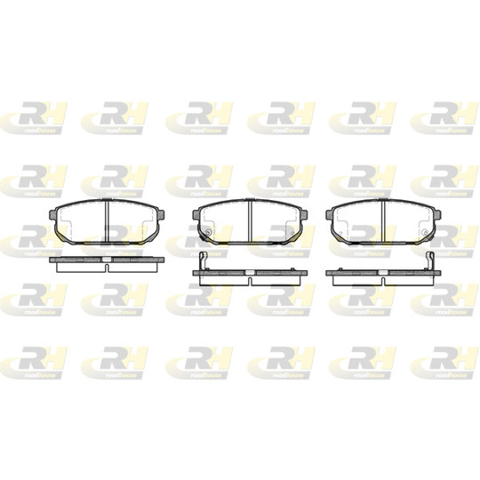 21042.02 - Brake Pad Set, disc brake 