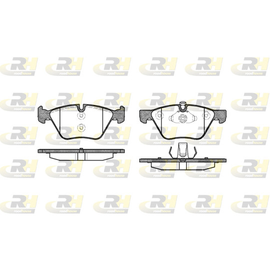 21052.00 - Brake Pad Set, disc brake 