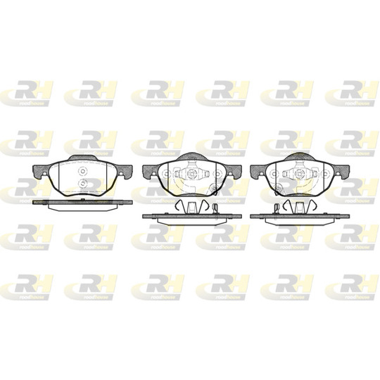 21068.02 - Brake Pad Set, disc brake 