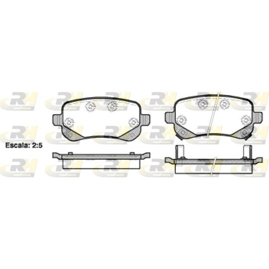 21095.02 - Brake Pad Set, disc brake 