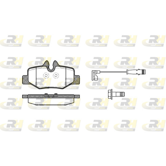 21110.02 - Brake Pad Set, disc brake 