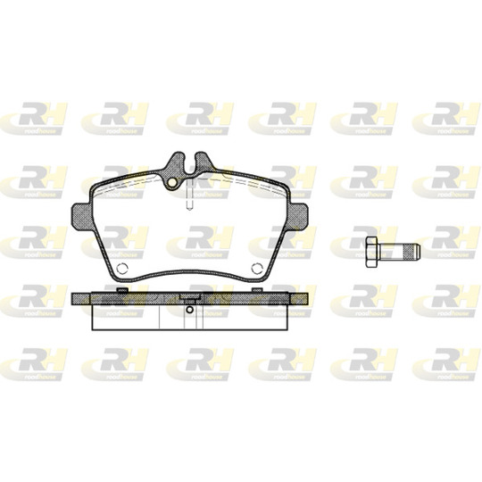 21144.00 - Brake Pad Set, disc brake 