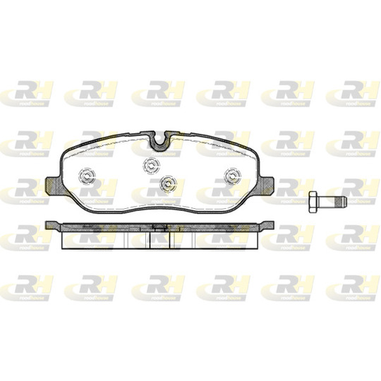 21158.00 - Brake Pad Set, disc brake 