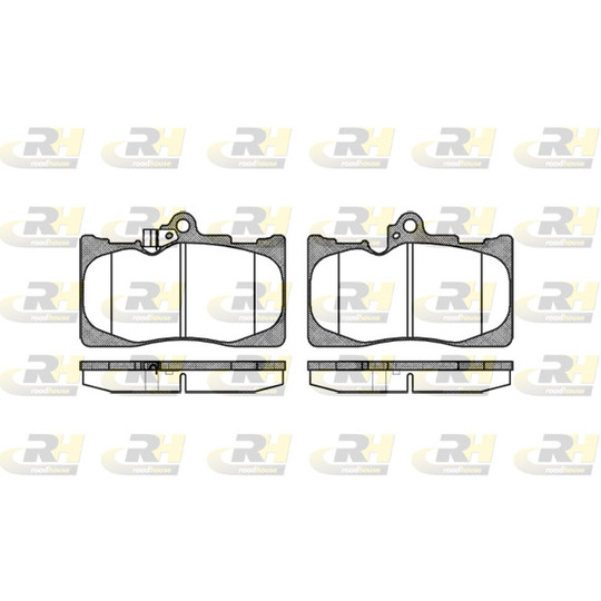 21180.02 - Brake Pad Set, disc brake 