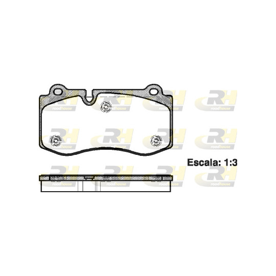 21202.00 - Brake Pad Set, disc brake 