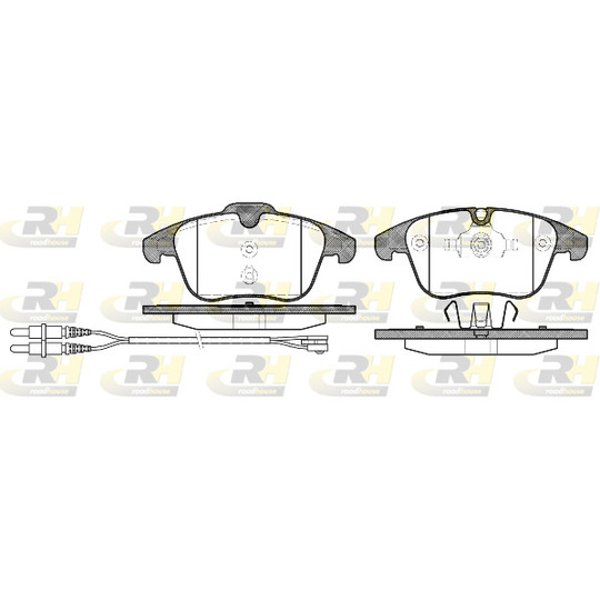 21249.01 - Brake Pad Set, disc brake 