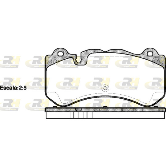 21279.00 - Brake Pad Set, disc brake 