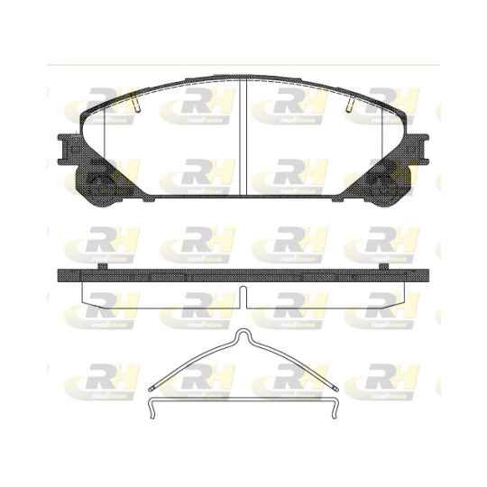 21312.00 - Brake Pad Set, disc brake 