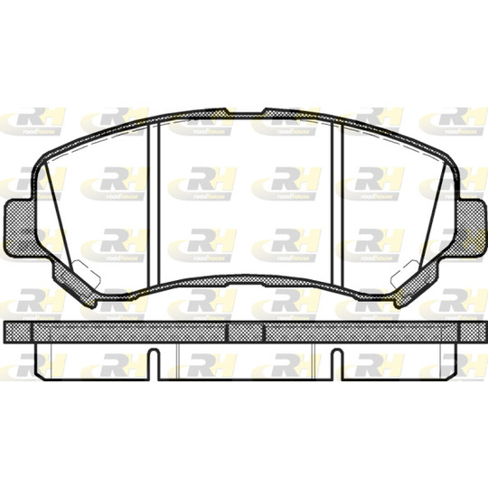 21318.00 - Brake Pad Set, disc brake 