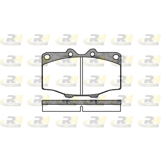 2132.00 - Brake Pad Set, disc brake 