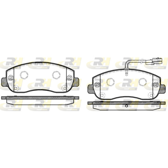 21449.01 - Brake Pad Set, disc brake 