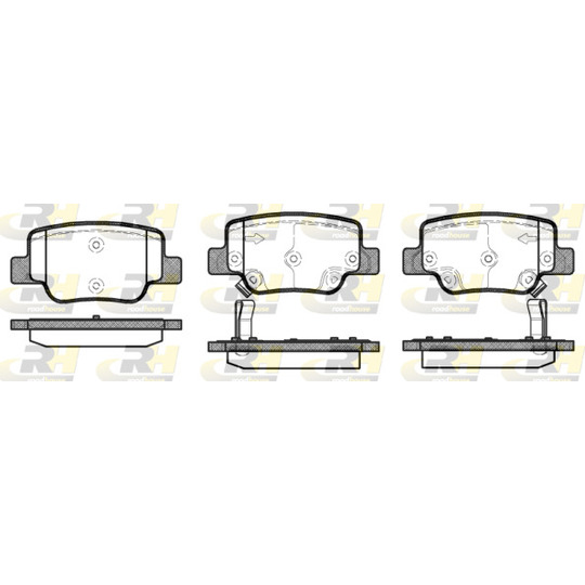 21452.02 - Brake Pad Set, disc brake 